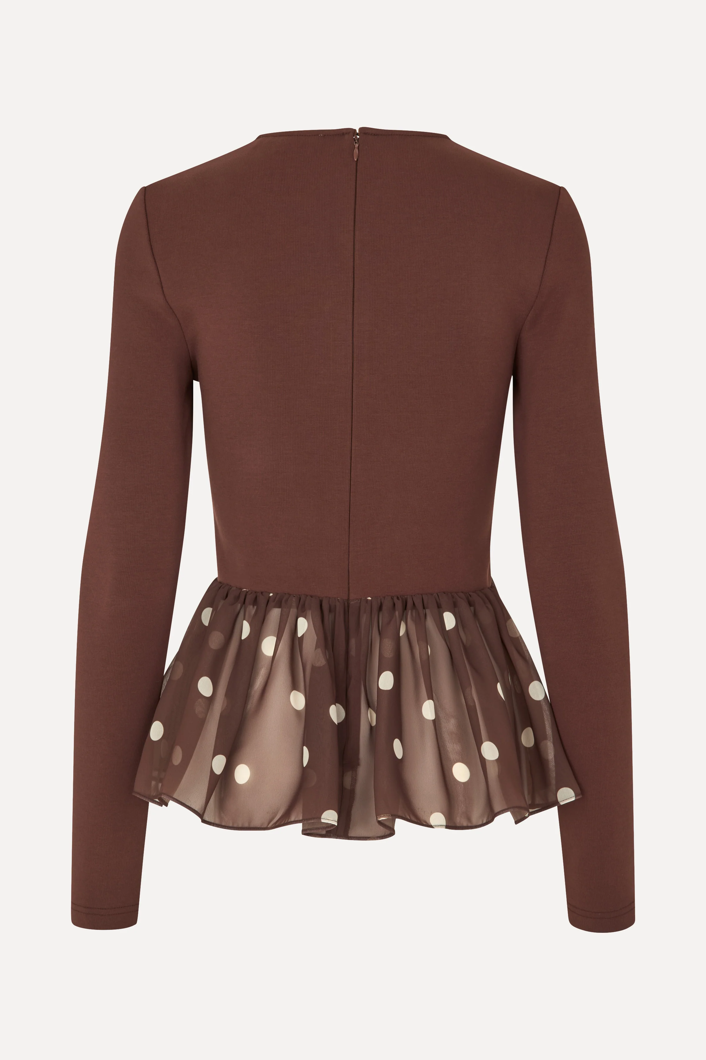 Asymmetrical Draped Top - Artist Blurry Dots - Image 4