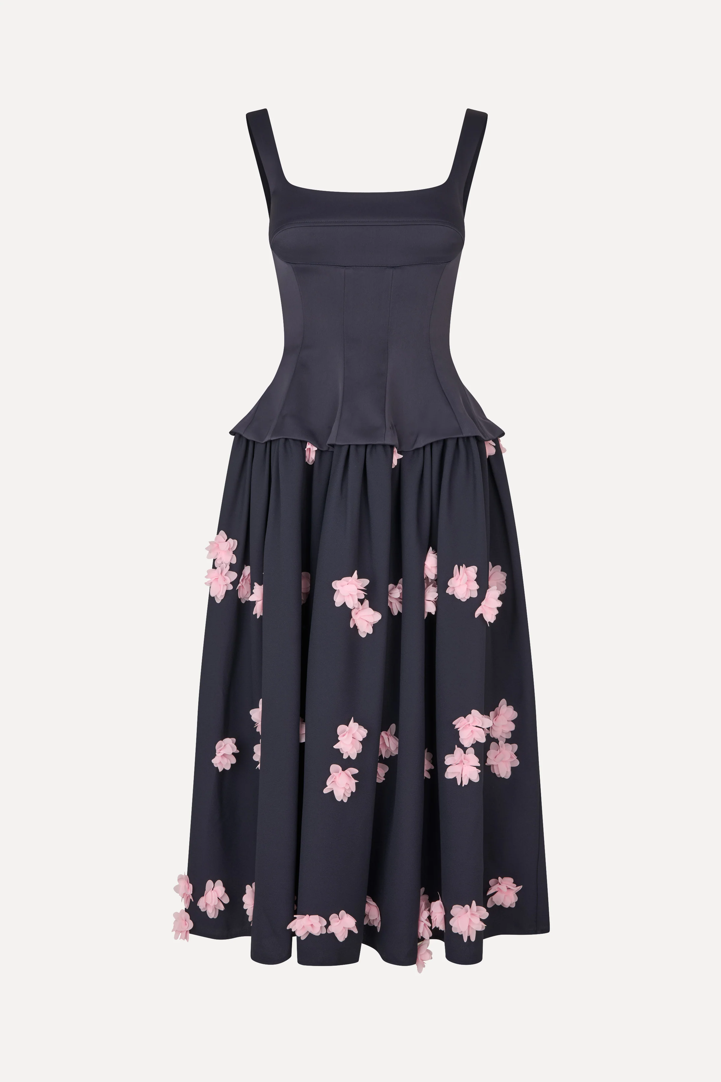 Corset Long Dress - Pink Petunia - Image 3