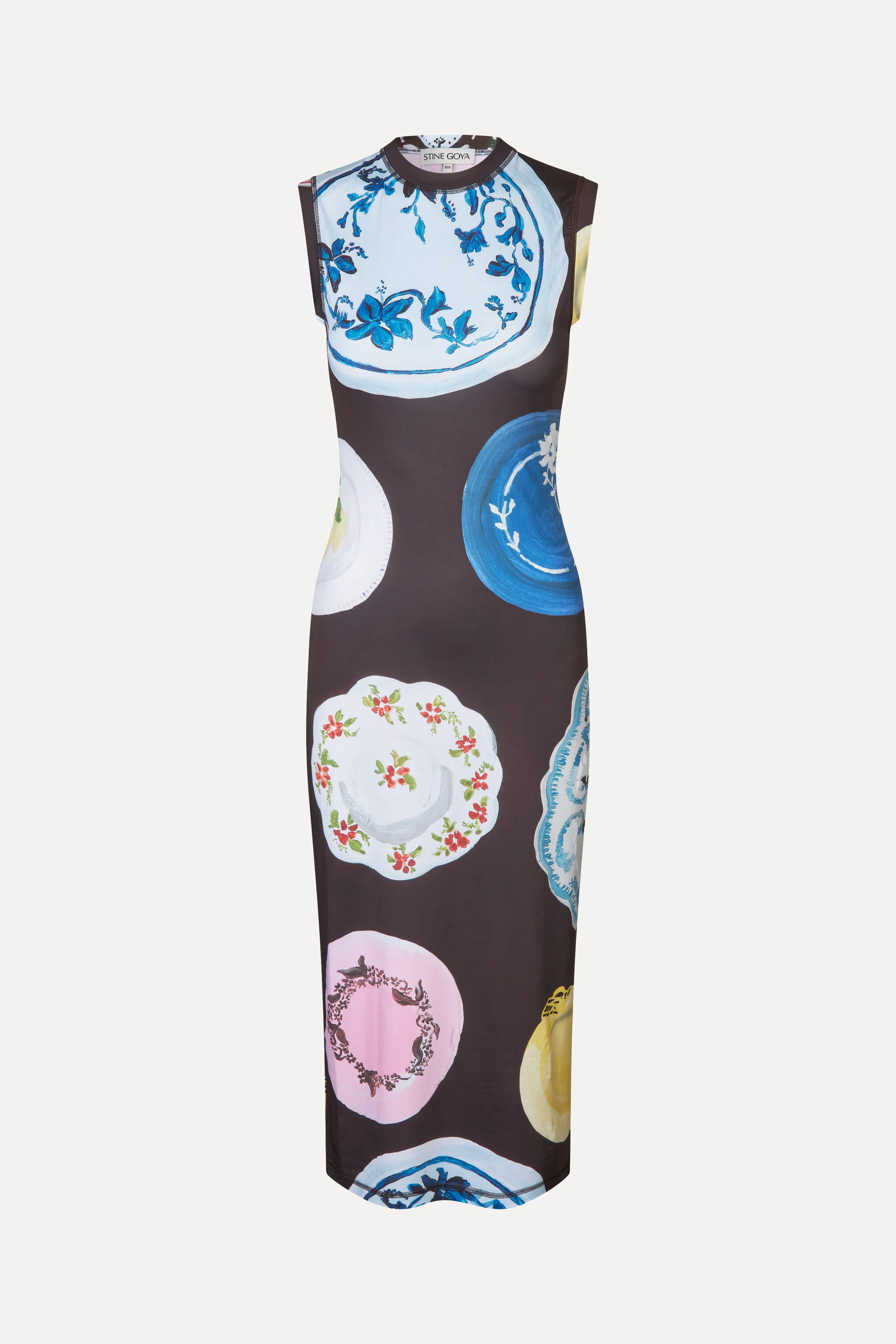 Elastic Tank Crewneck Dress - The Platera - Image 3