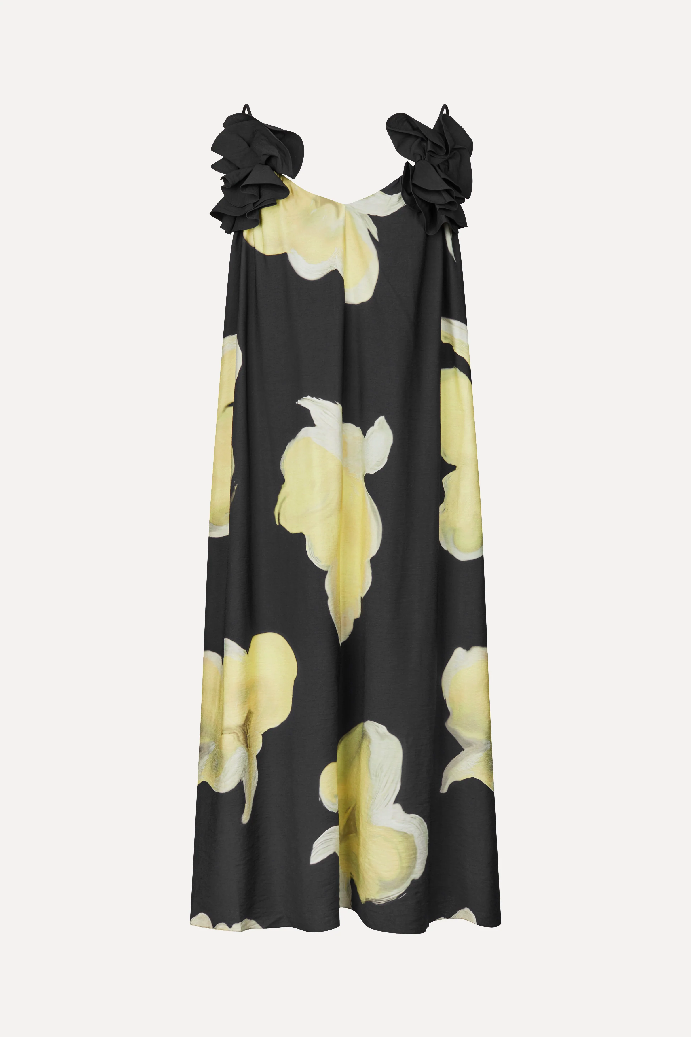 Floral Long Dress - Yellow Petunias - Image 3